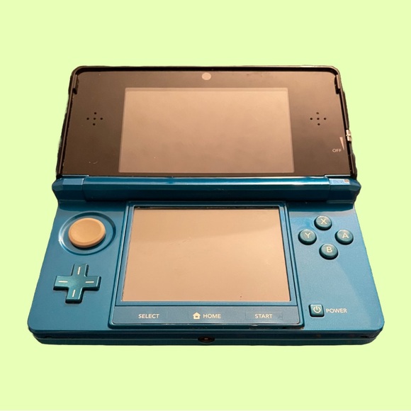 Nintendo Other - Pre-Owned Nintendo 3DS Aqua Blue Handheld System